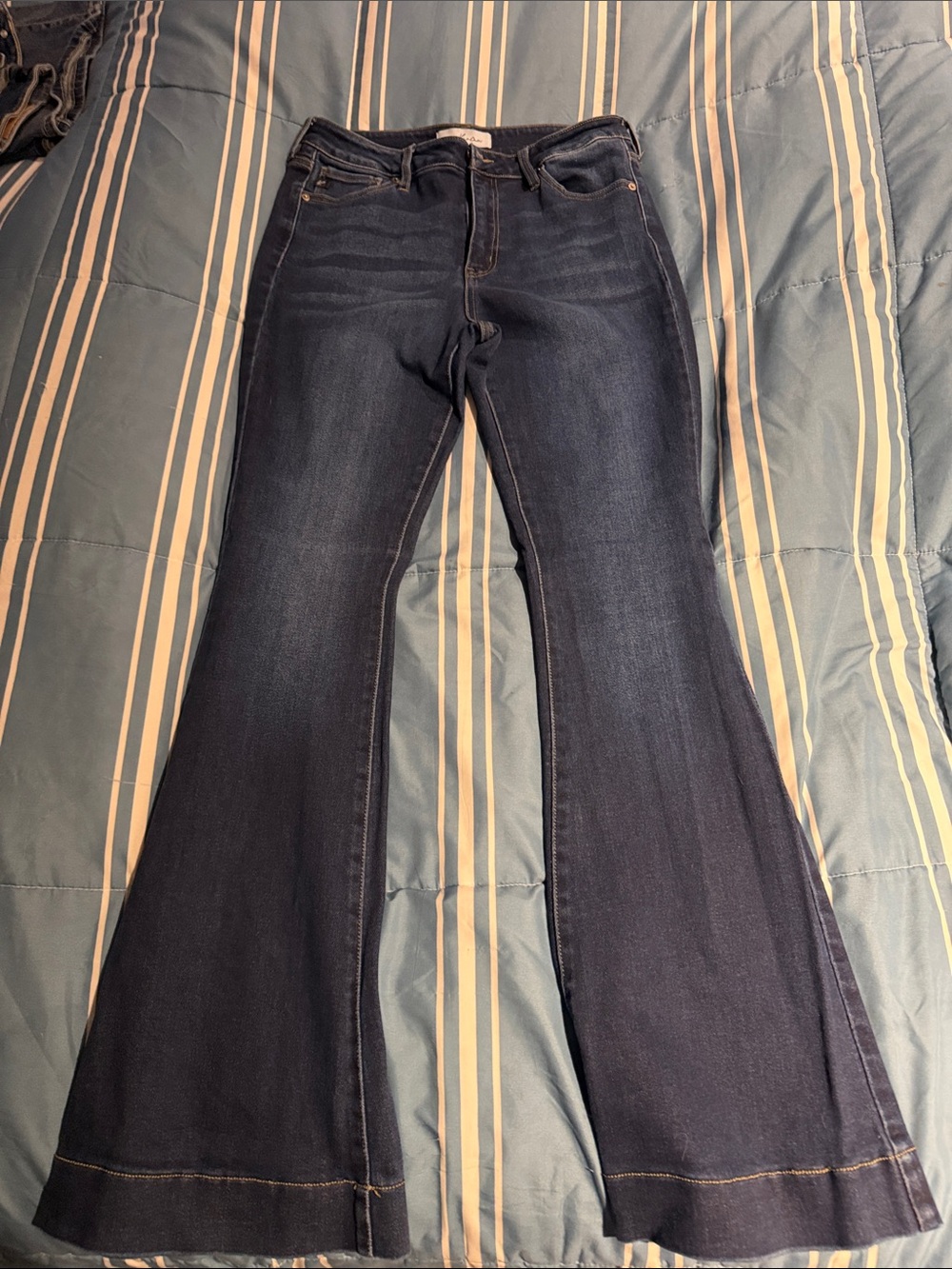 KanCan Dark Indigo Flare Jeans